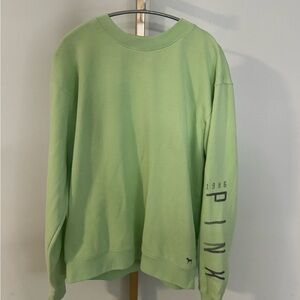 PINK Victoria's Secret Mint Green Womens Crewneck Sweatshirt